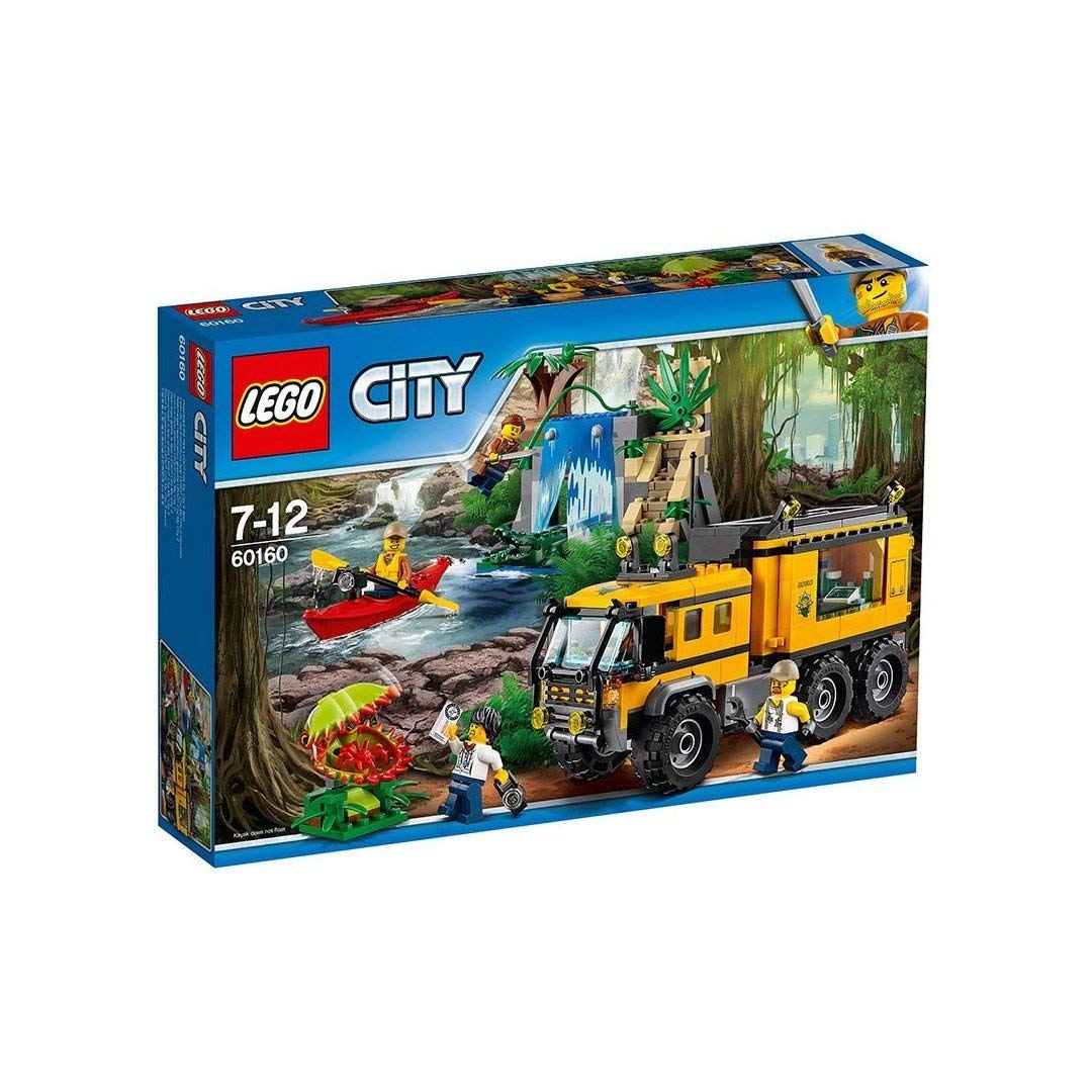 LEGO City Jungle Explorers Jungle Mobile Lab 60160 Building Kit (426 Pieces) - STEM Educational Toy for Kids, Creative Play & Jungle Adventure Scenes