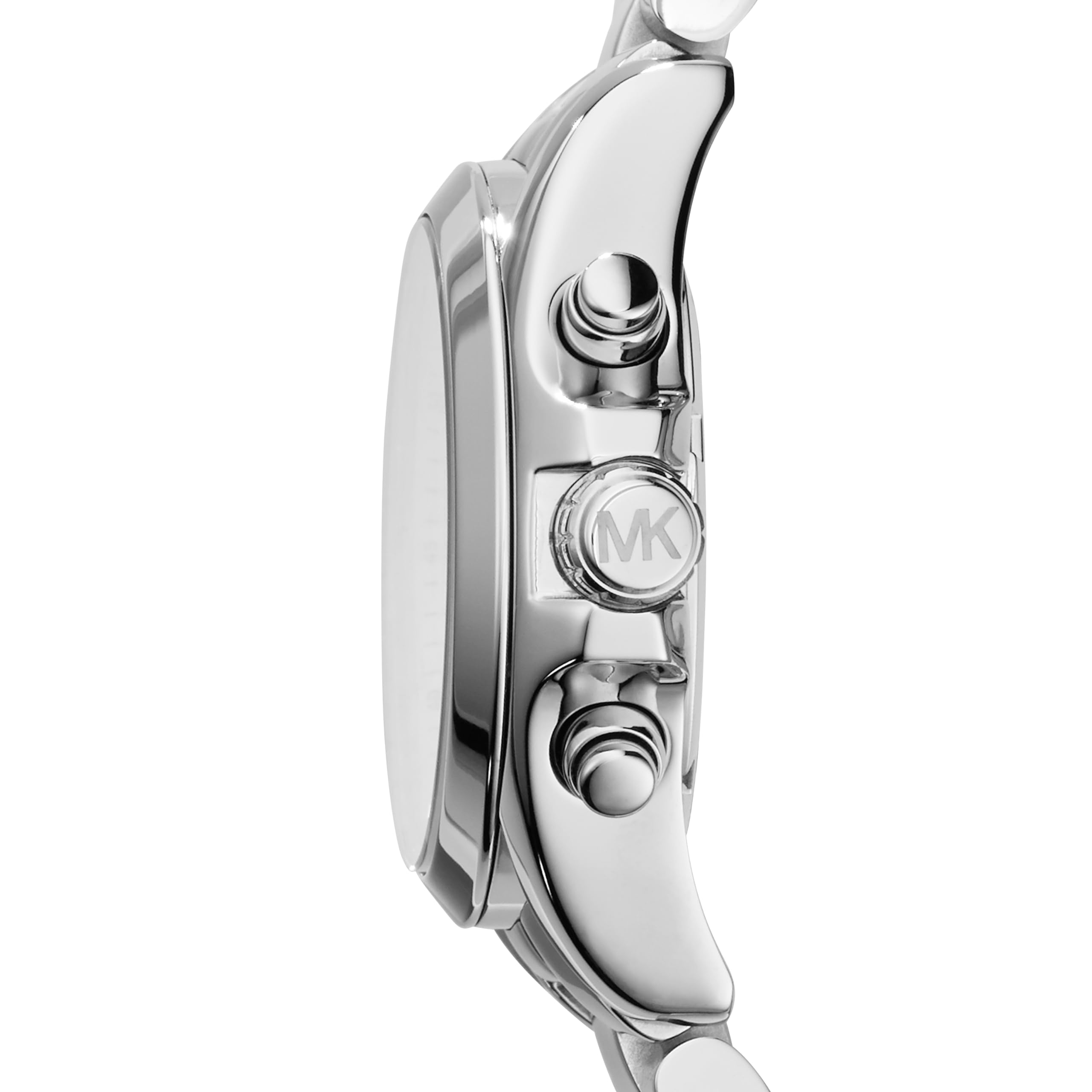 Michael Kors Bradshaw Women's Watch - Stainless Steel Chronograph with Interchangeable Leather & Metal Bands | Elegant Dress Watch for Work, Parties & Special Occasions