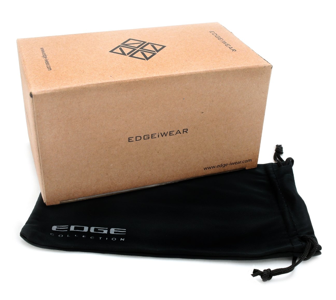 Edge I-Wear Classic Square Reading Glasses for Women & Men - Lightweight Plastic Frame Readers 39407P - Perfect for Office, Reading & Computer Work