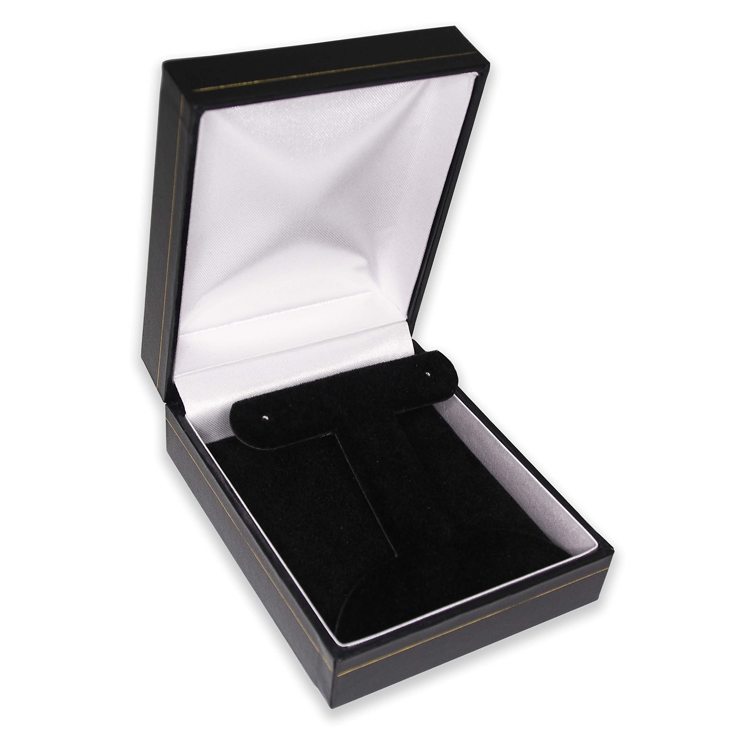 Classic Black T-Shaped Earring Box - Jewelry Organizer for Travel, Gift Giving & Storage | Elegant Earring Display Case for Women & Girls