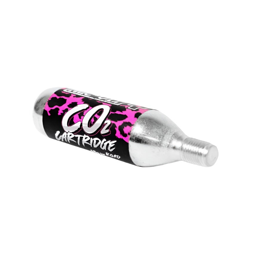Muc Off Threaded CO2 Cartridges - 16g Refillable CO2 Canisters for Bike Tires & Inflatables | Perfect for Cycling, Camping, and Outdoor Adventures