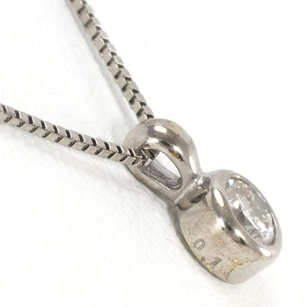 18K White Gold Diamond Necklace for Women - Elegant Dainty Pendant Jewelry Gift for Anniversary, Valentine's Day & Special Occasions