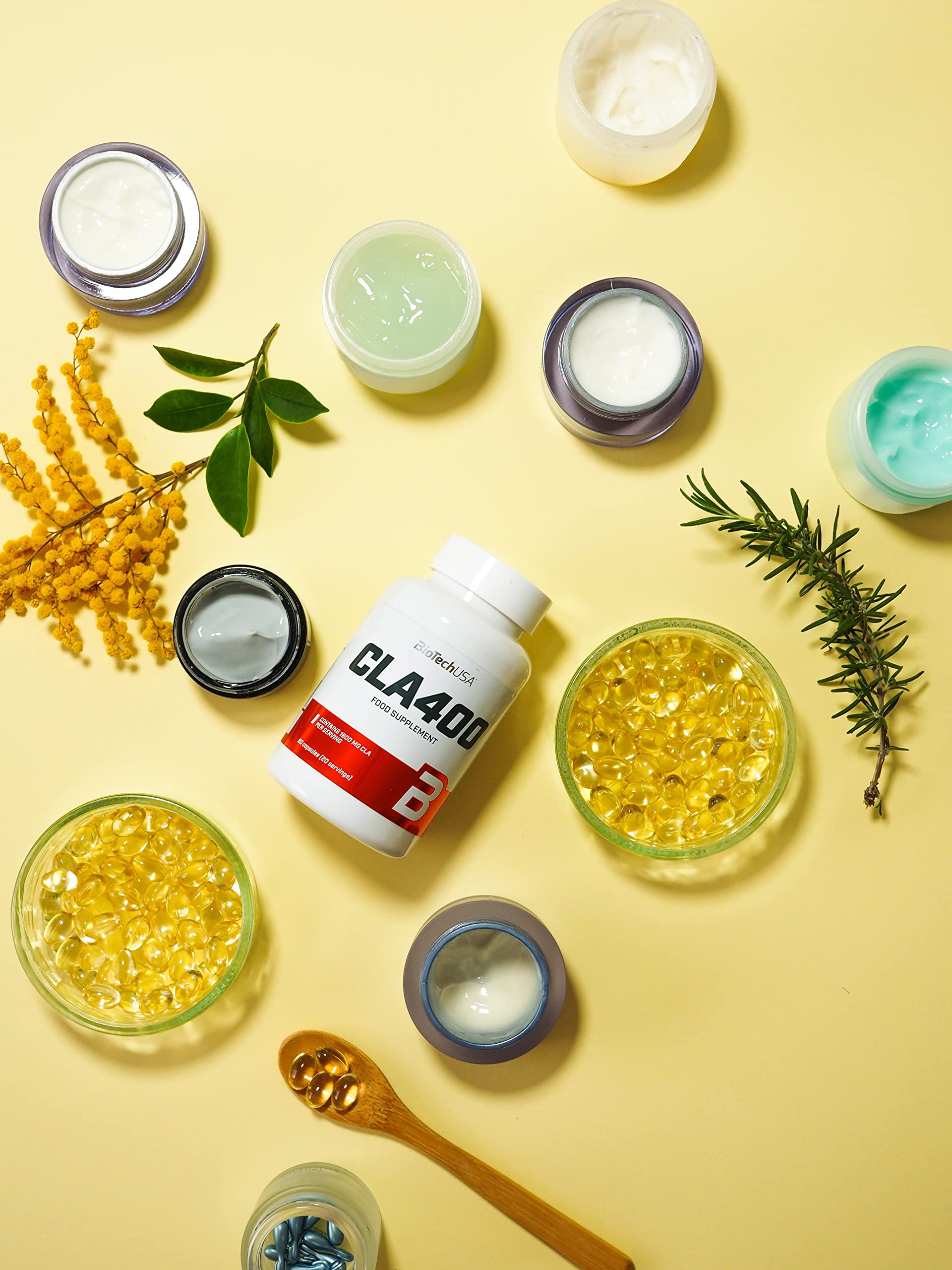 BioTechUSA CLA 400 - 80 Capsules for Weight Loss & Fat Burning | Supports Lean Muscle Growth | Ideal for Fitness & Bodybuilding