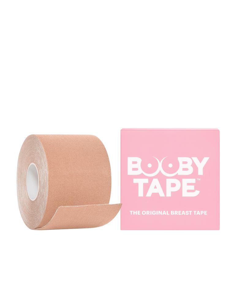 Booby Tape Nude - 5M/16 Ft Roll of Skin-Tone Breast Lifting Tape for Women | Invisible Support for Backless Dresses, Strapless Tops & Swimwear