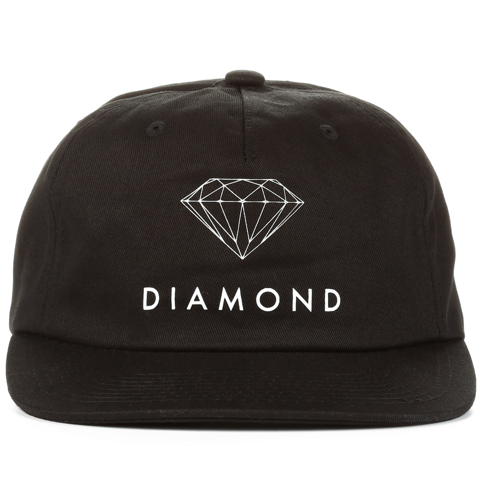 Diamond Futura Snapback Hat - Black Adjustable Baseball Cap for Men & Women | Perfect for Streetwear, Casual Outfits & Sports Events