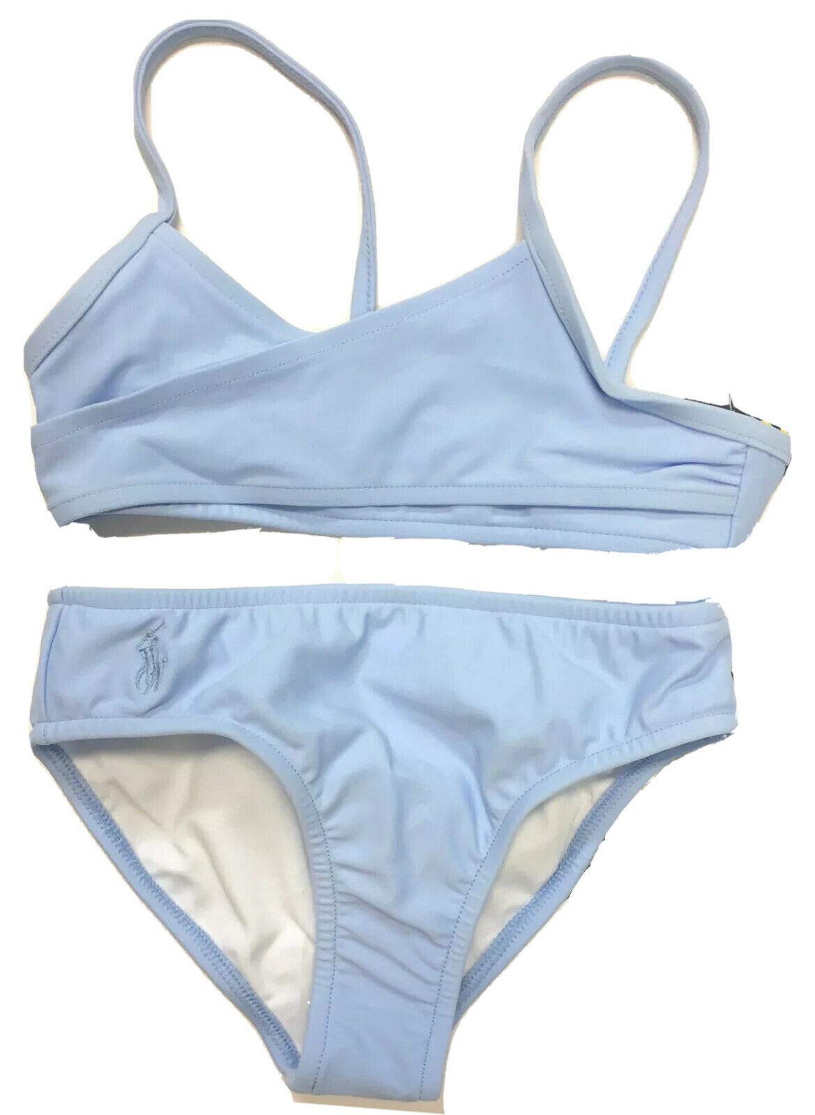 Ralph Lauren Girls' 2-Piece Bikini Swimsuit for Kids - Stylish & Comfortable Swimwear for Beach, Pool & Summer Vacations