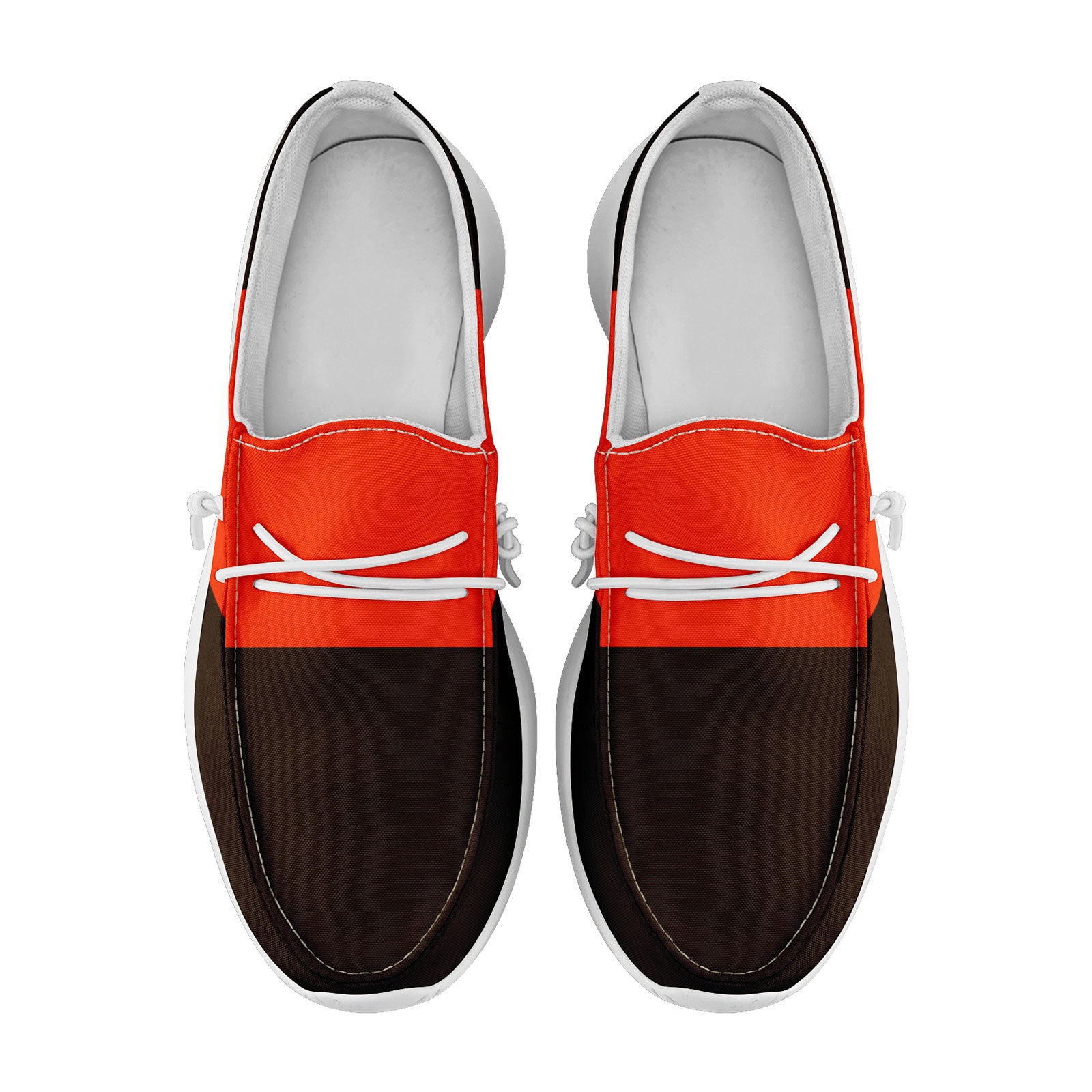 Custom Cleveland Browns Orange Sneakers - Personalized NFL Team Shoes for Men & Women - Perfect for Game Day, Sports Events & Fan Gear Collection