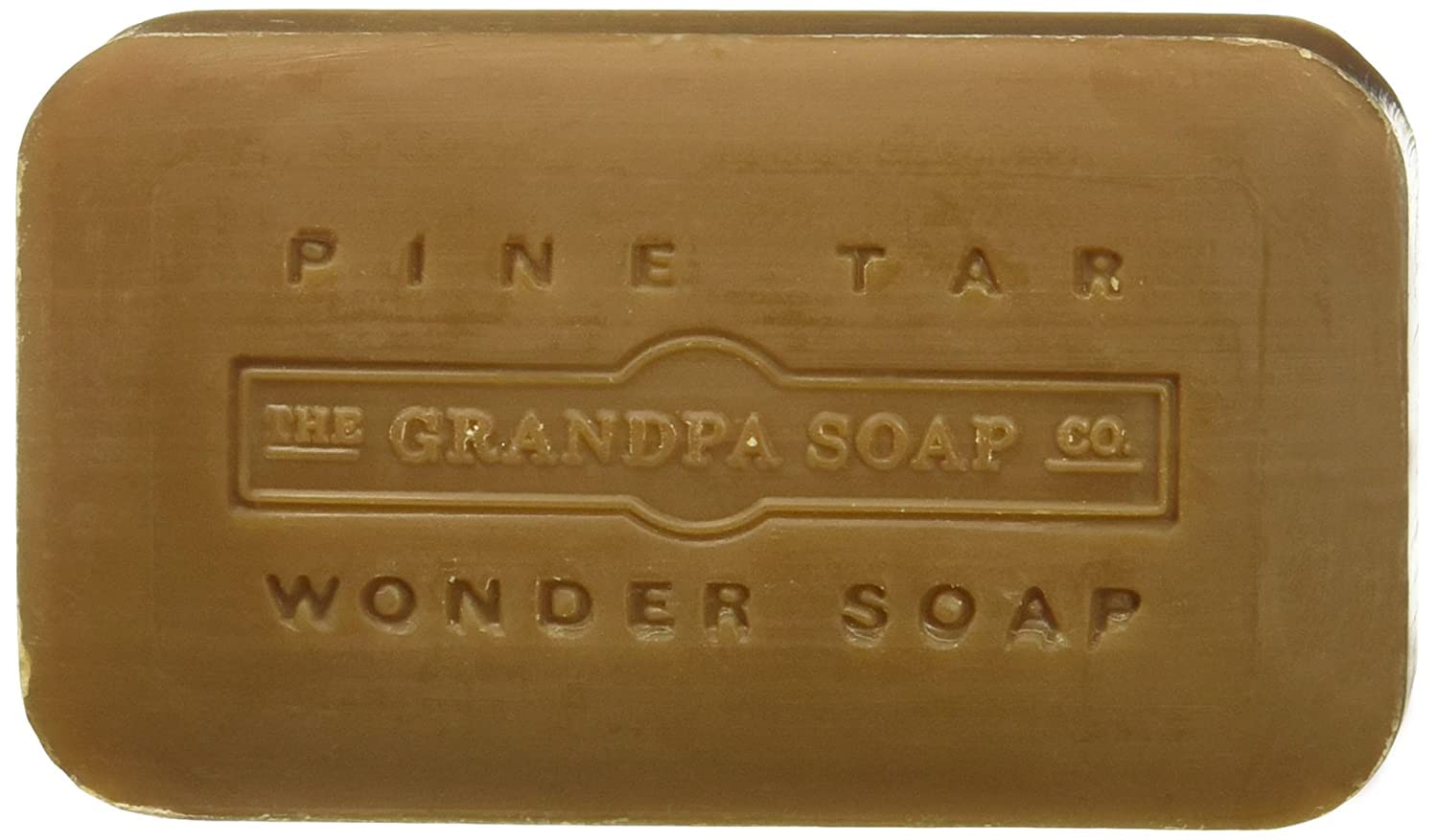 Grandpa's Soap Pine Tar Soap 4.25 oz (Pack of 4) - All-Natural Skin Care for Eczema, Psoriasis & Dry Skin Relief - Perfect for Camping, Hiking & Outdoor Activities