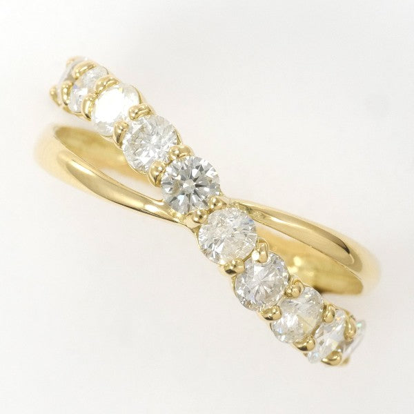 18K Yellow Gold Diamond Ring for Women - Elegant Solitaire Engagement & Wedding Band - Perfect for Proposals, Anniversaries, and Special Occasions