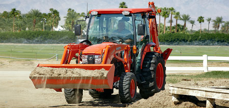 Kubota L6060HSTRC 60 HP Compact Tractor - Heavy Duty Farm Equipment for Plowing, Mowing & Landscaping | Durable 4WD Utility Tractor for Agriculture & Property Maintenance