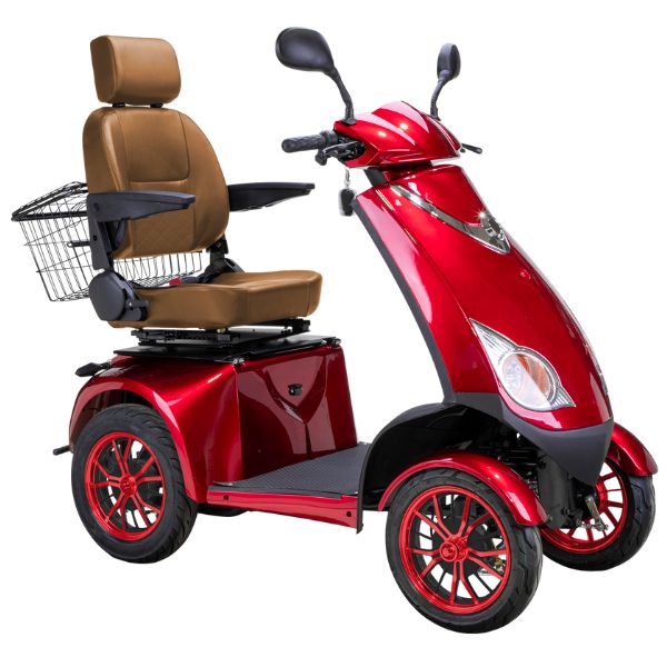Premium Platinum Bariatric 4-Wheel Mobility Scooter for Heavy Adults - Heavy Duty Electric Wheelchair for Indoor & Outdoor Use - Ideal for Shopping, Travel, and Daily Mobility Assistance