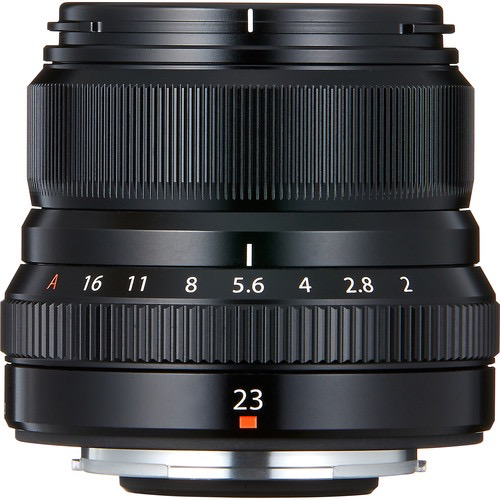 FUJINON XF 23mm F2 R WR Black Lens - Fast Aperture Prime Lens for Fujifilm X-Mount Cameras | Perfect for Street, Travel & Portrait Photography