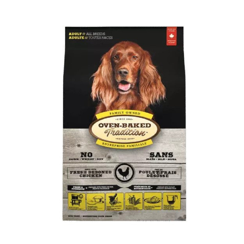Premium Adult Chicken Dry Dog Food - High Protein Grain-Free Kibble for Small & Large Breeds - Ideal for Daily Meals, Training Treats & Weight Management