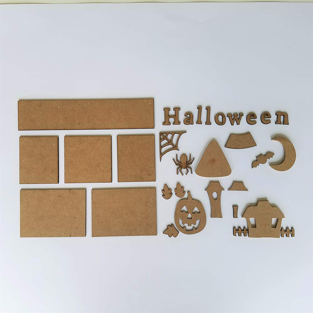 Foundations Decor Shadow Box Kit - DIY Halloween Home Decor for Spooky Party, Haunted House & Seasonal Display