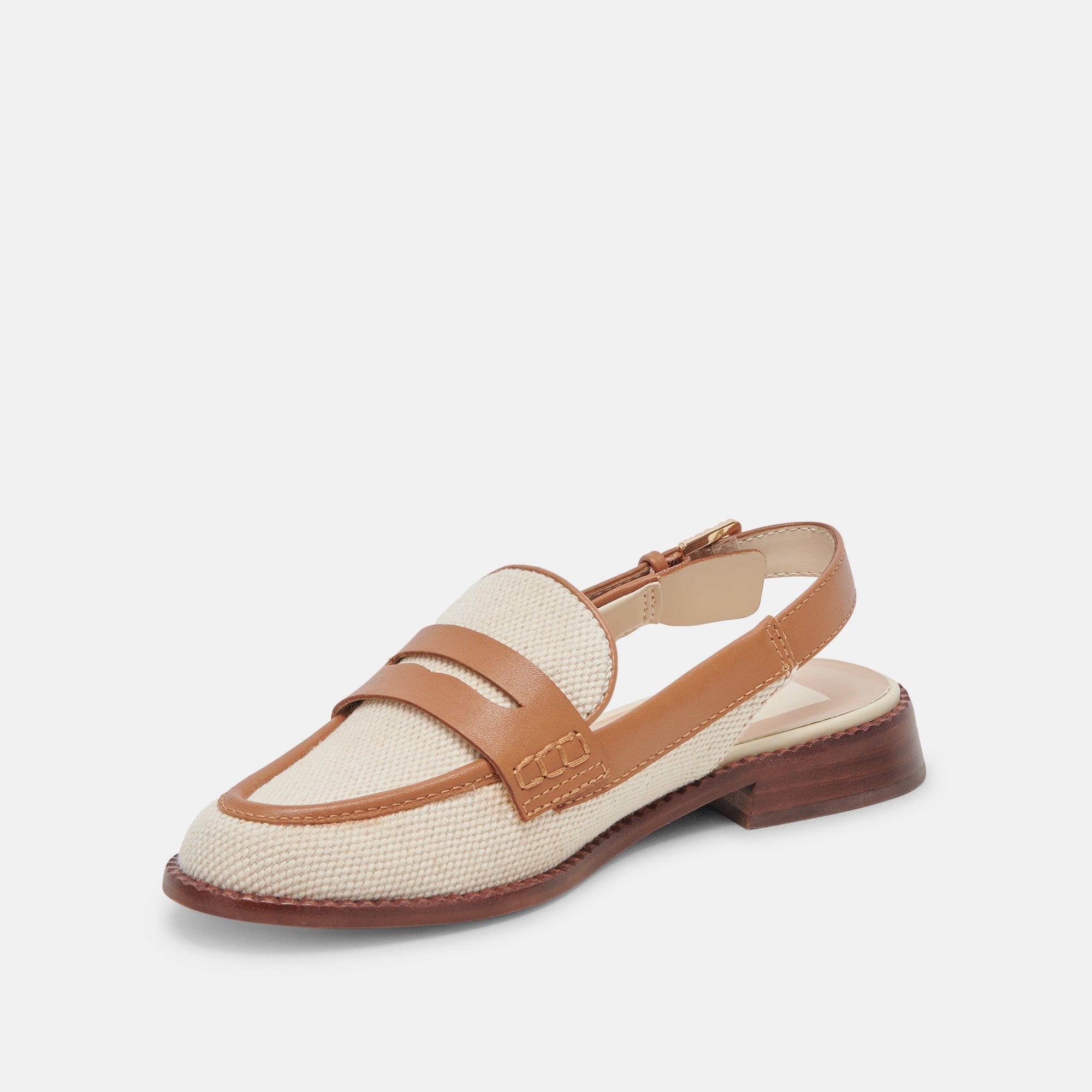HARDI Loafers for Men - Tan Multi Canvas Slip-On Shoes - Comfortable & Stylish for Casual Wear, Office, and Travel