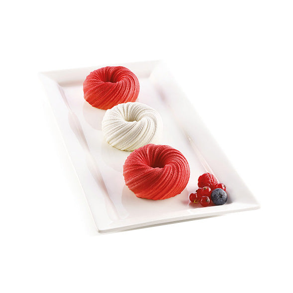 SILIKOMART Mini Intreccio 105 Silicone Baking Mold - Perfect for Cupcakes, Chocolate, Candies & DIY Desserts at Home