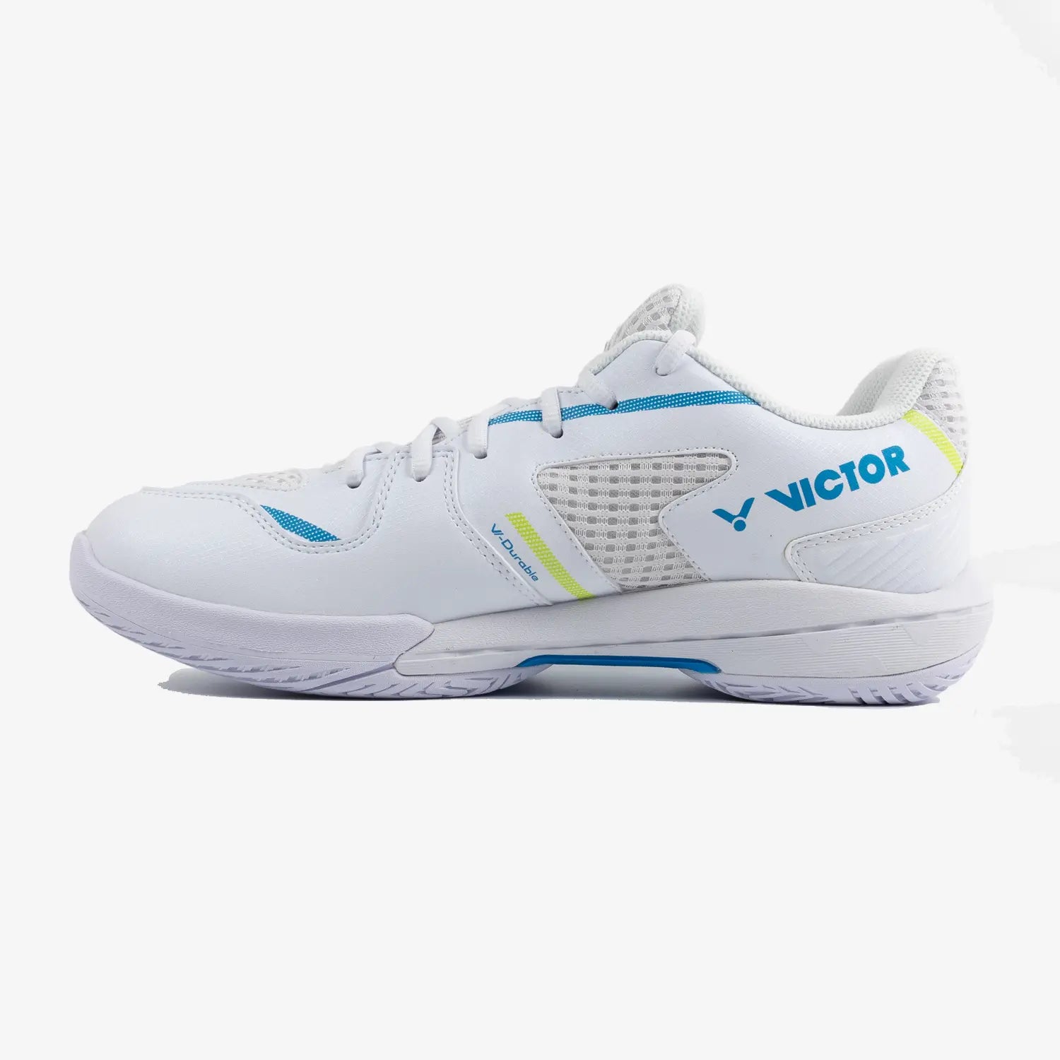 Victor Sport Court Wide Shoes P6500 A (White) - Comfortable & Durable Tennis Shoes for Men & Women - Perfect for Court Sports, Casual Wear & Gym Workouts
