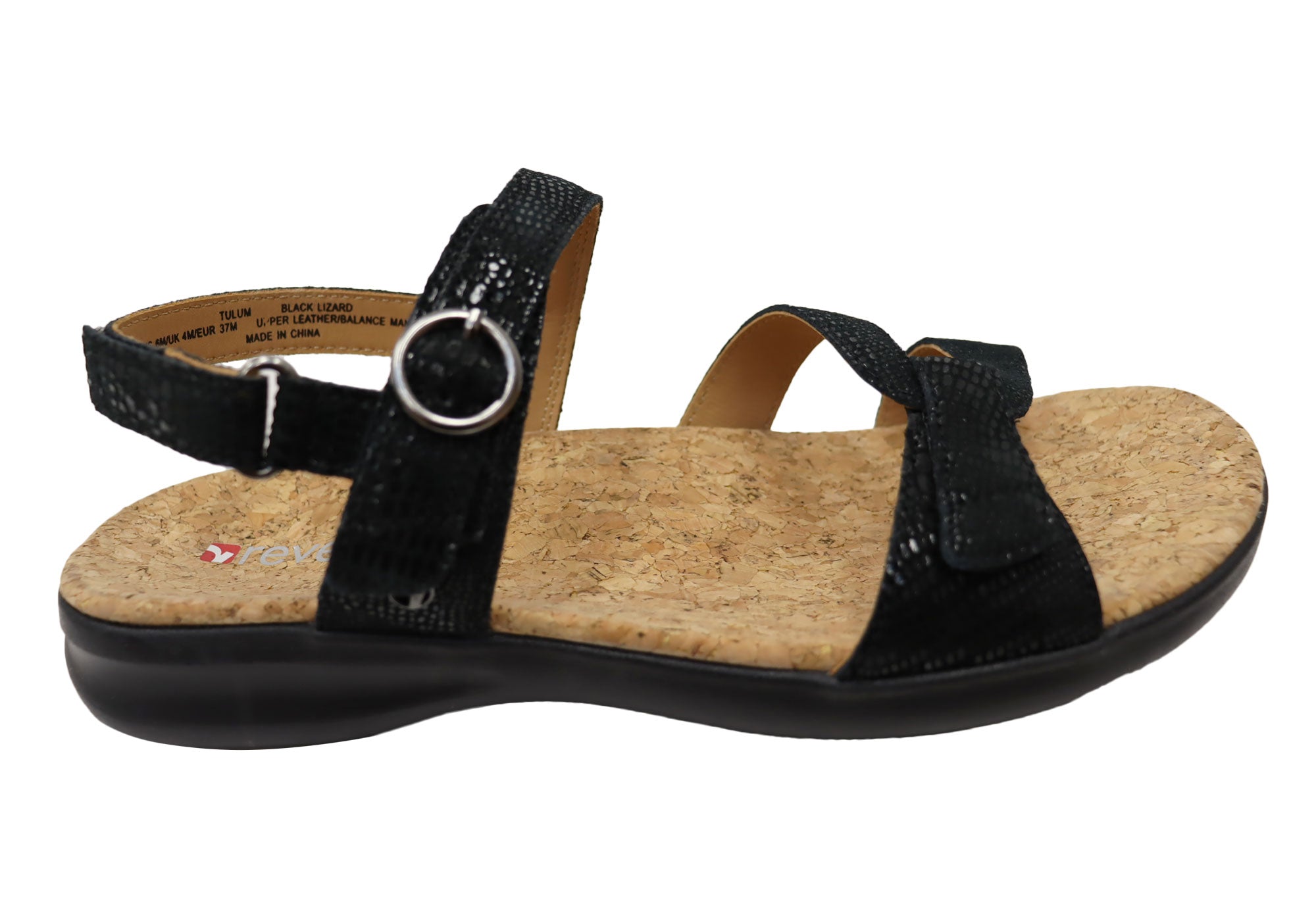 Revere Tulum Women's Comfortable Leather Sandals - Stylish & Supportive Summer Footwear for Beach, Travel & Casual Outings