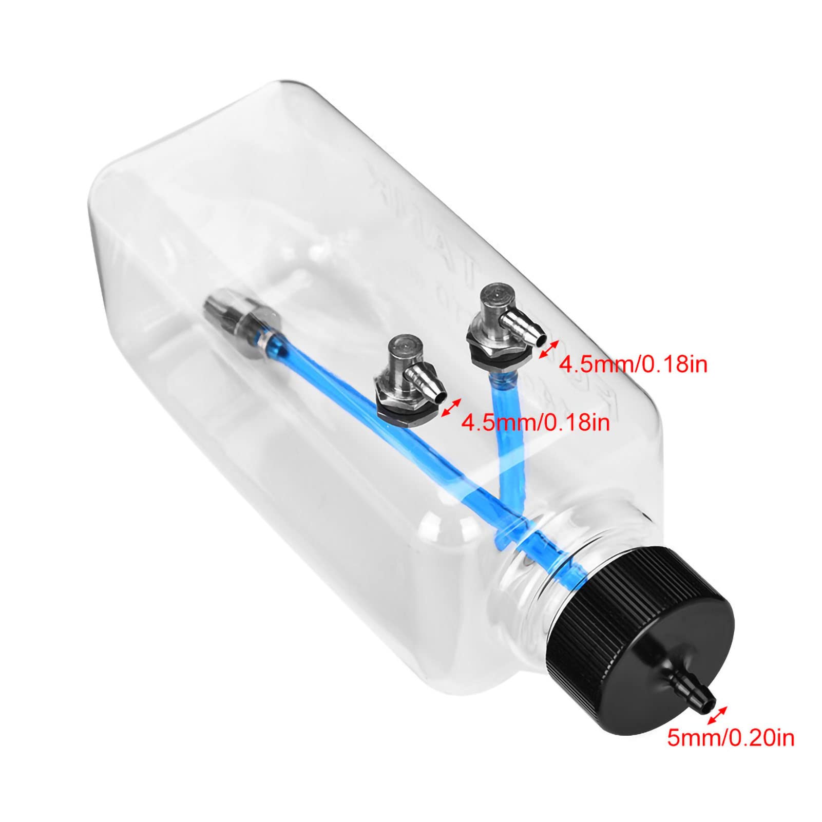 High-Performance RC Airplane Fuel - 410ml Transparent Plastic Fuel for 30-40cc Remote Control Aircraft Models | Ideal for RC Plane Hobbyists & Competition Use