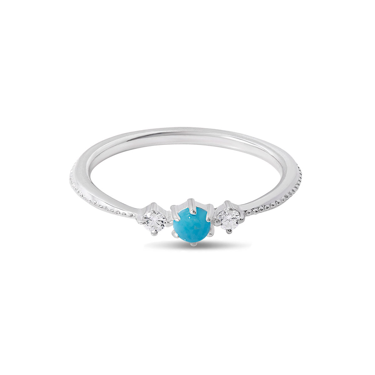 Divine Wisdom Turquoise Ring for Women - Handmade Sterling Silver Boho Jewelry - Perfect for Spiritual Healing, Meditation & Everyday Wear