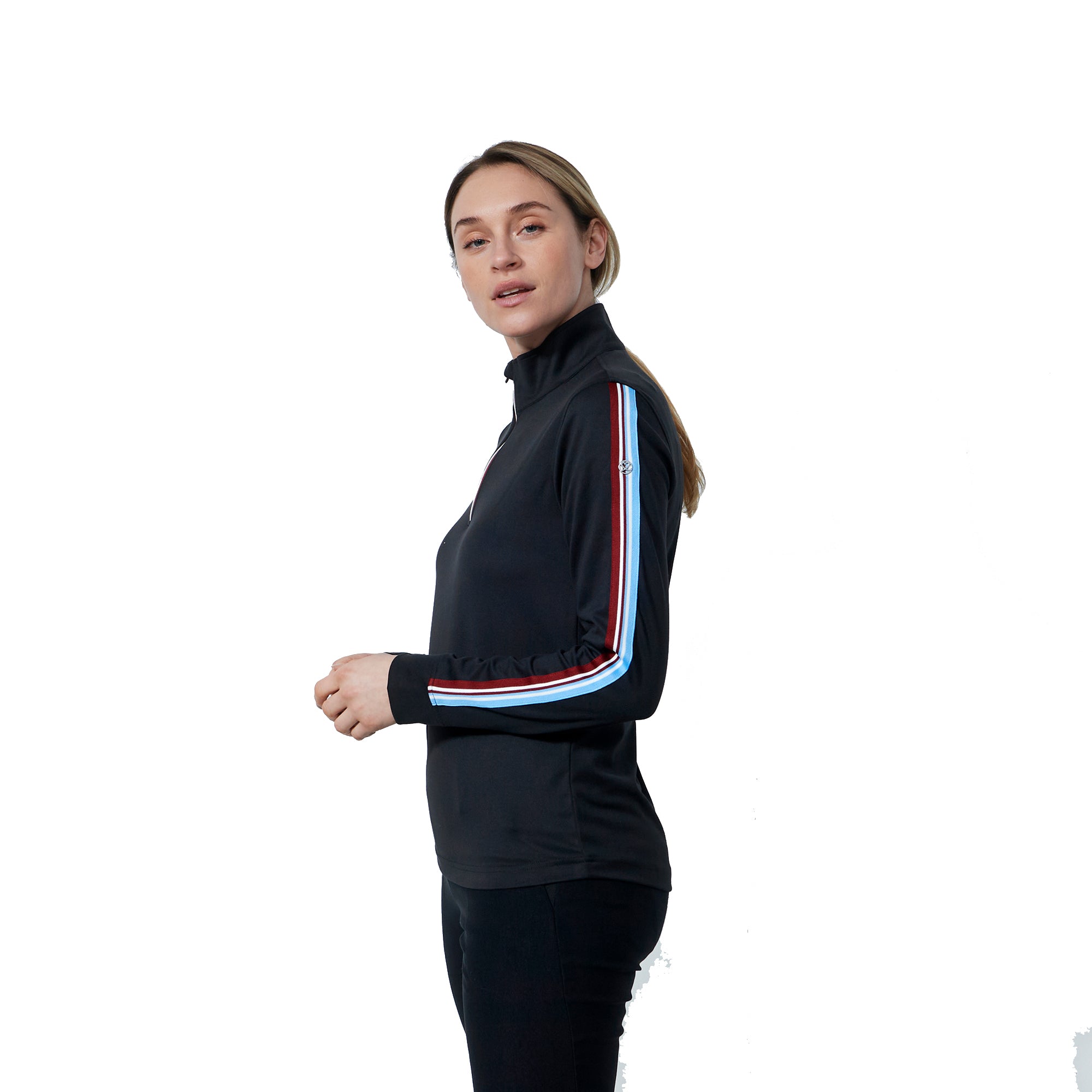 Women's Long Sleeve Half Neck Golf Pullover - Breathable Sports Top for Daily Golf & Outdoor Activities | Perfect for Golfing, Running & Casual Wear