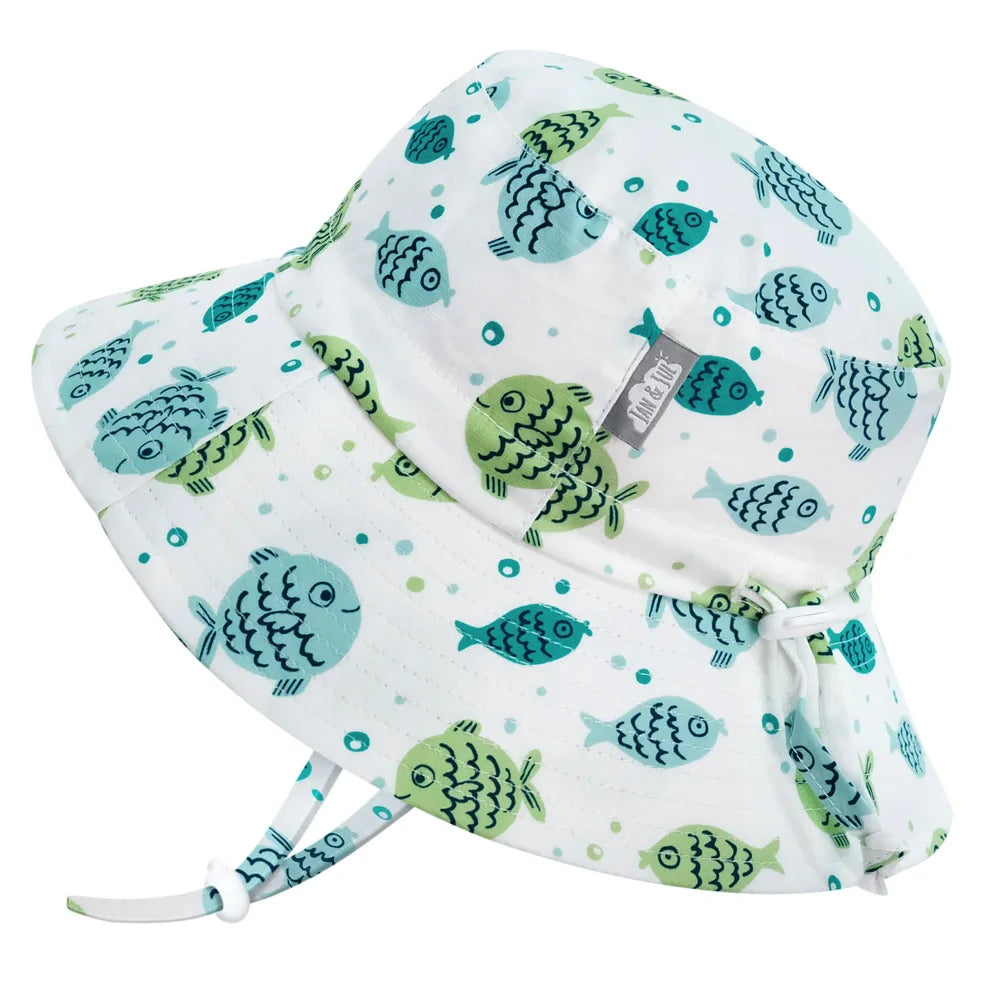 Jan + Jul Cotton Bucket Sun Hat for Babies & Toddlers - UPF 50+ UV Protection, Adjustable Chin Strap, Lightweight & Breathable - Perfect for Beach, Pool, Outdoor Play & Summer Adventures