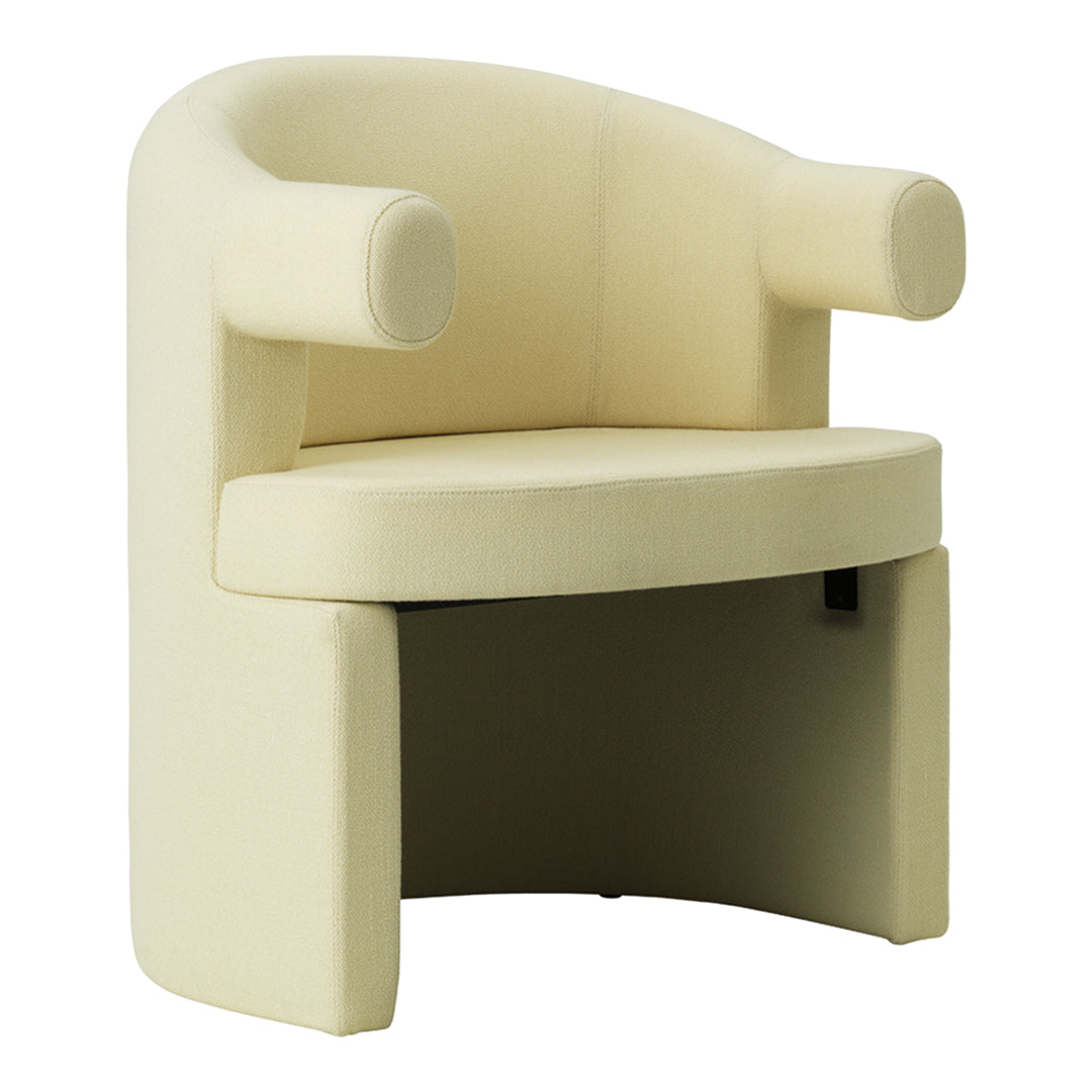 Simon Legal Burra Armchair by Normann Copenhagen - Modern Scandinavian Lounge Chair for Living Room, Office, or Reading Nook