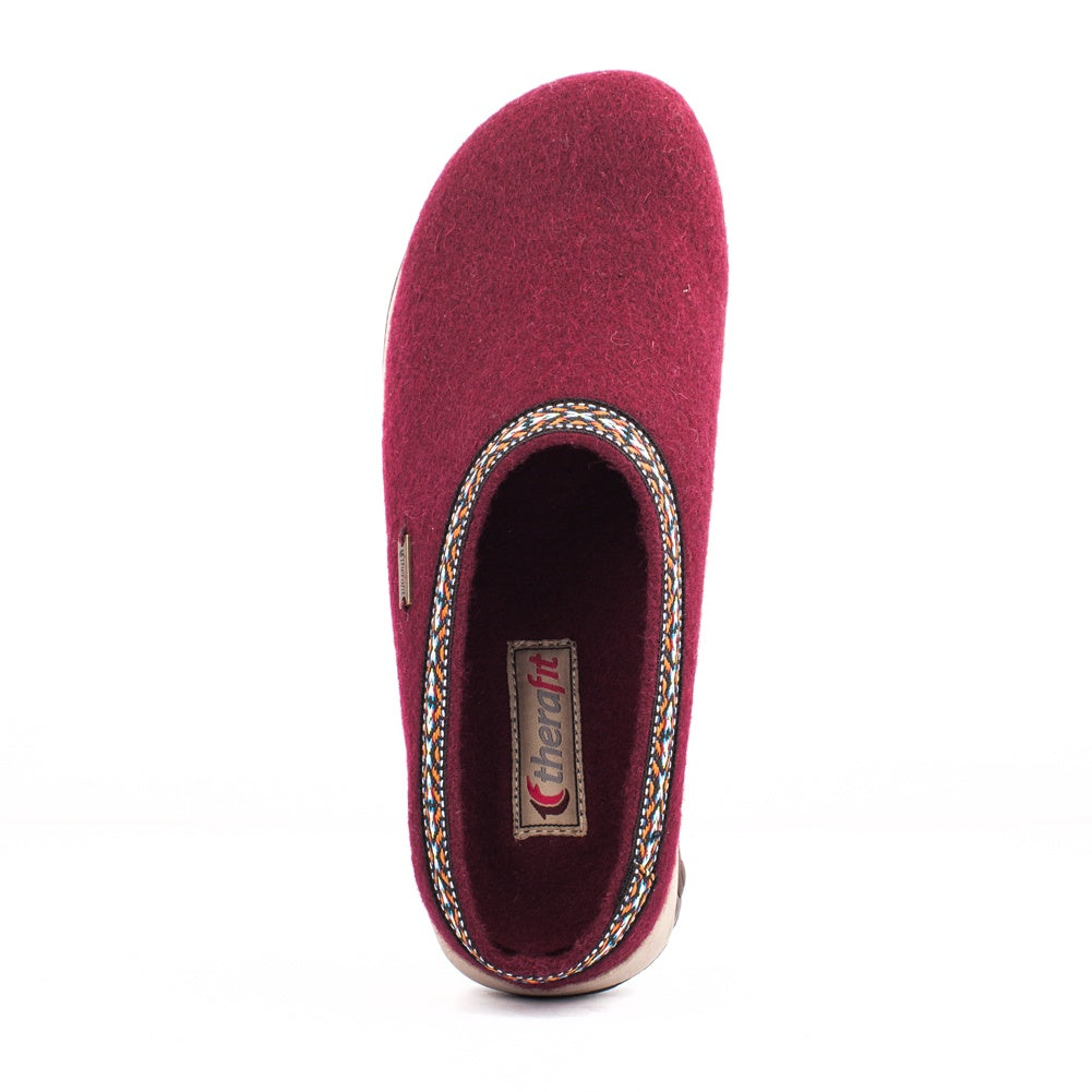 Heather Women's Wool Clog Slippers - Cozy Indoor/Outdoor House Shoes for Winter Comfort & Warmth - Perfect for Home, Office & Relaxation