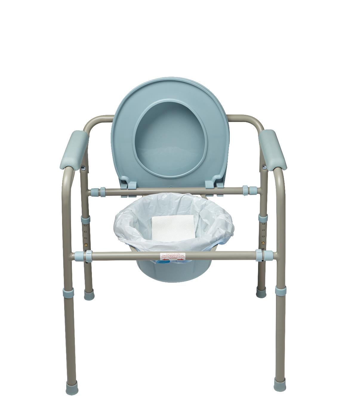 Disposable Commode Liner with Super Absorbent Pad - Leak Proof Bedside Toilet Liners for Elderly Care, Hospital Use & Home Healthcare