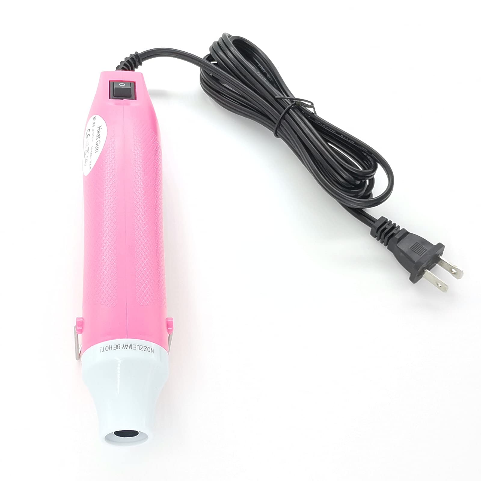 300W Portable Mini Heat Gun for DIY Crafts - 78 Inch Cable, Epoxy Resin, Soft Pottery & PVC Shrink Wrapping - Perfect for Embossing, Rubber Stamps & Electrical Projects