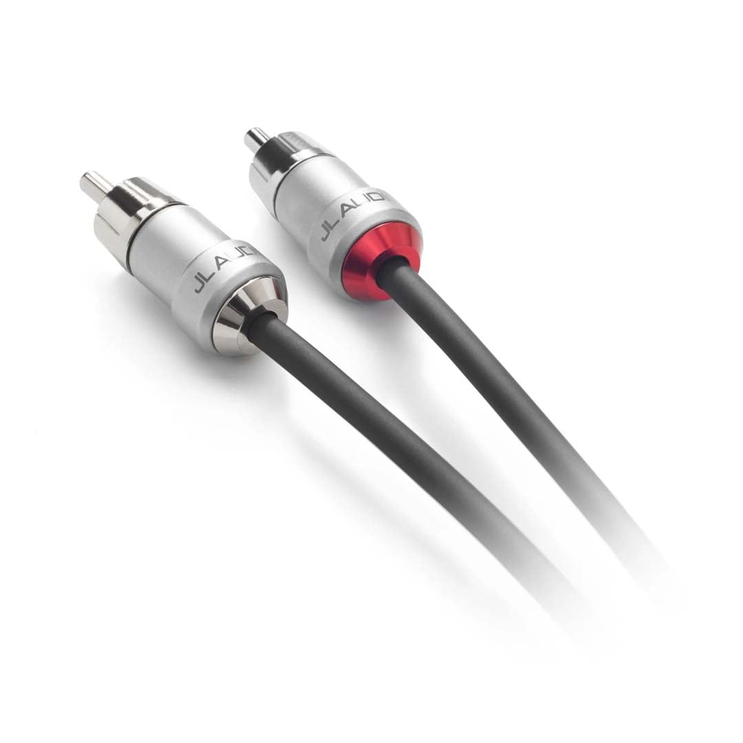 JL Audio XE BLKAIC2 18 - 2 Channel 18ft (5.49m) Premium RCA Audio Cable for Car Stereo & Home Theater Systems - High-Quality Interconnect for Enhanced Sound Performance