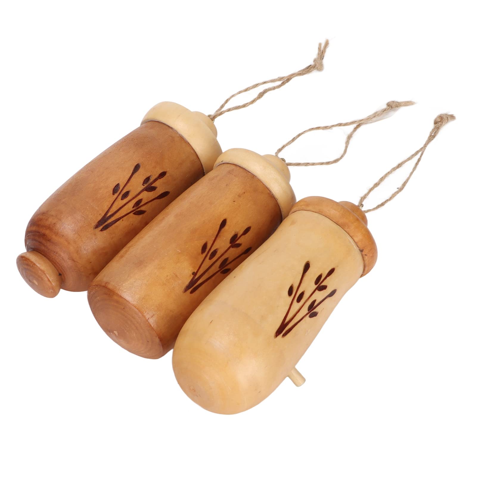 Attractive Hummingbird Swing House - Natural Wooden Birdhouse with Gold Metal Accents for Outdoor Garden Decor | Perfect for Backyard, Patio and Garden Decoration