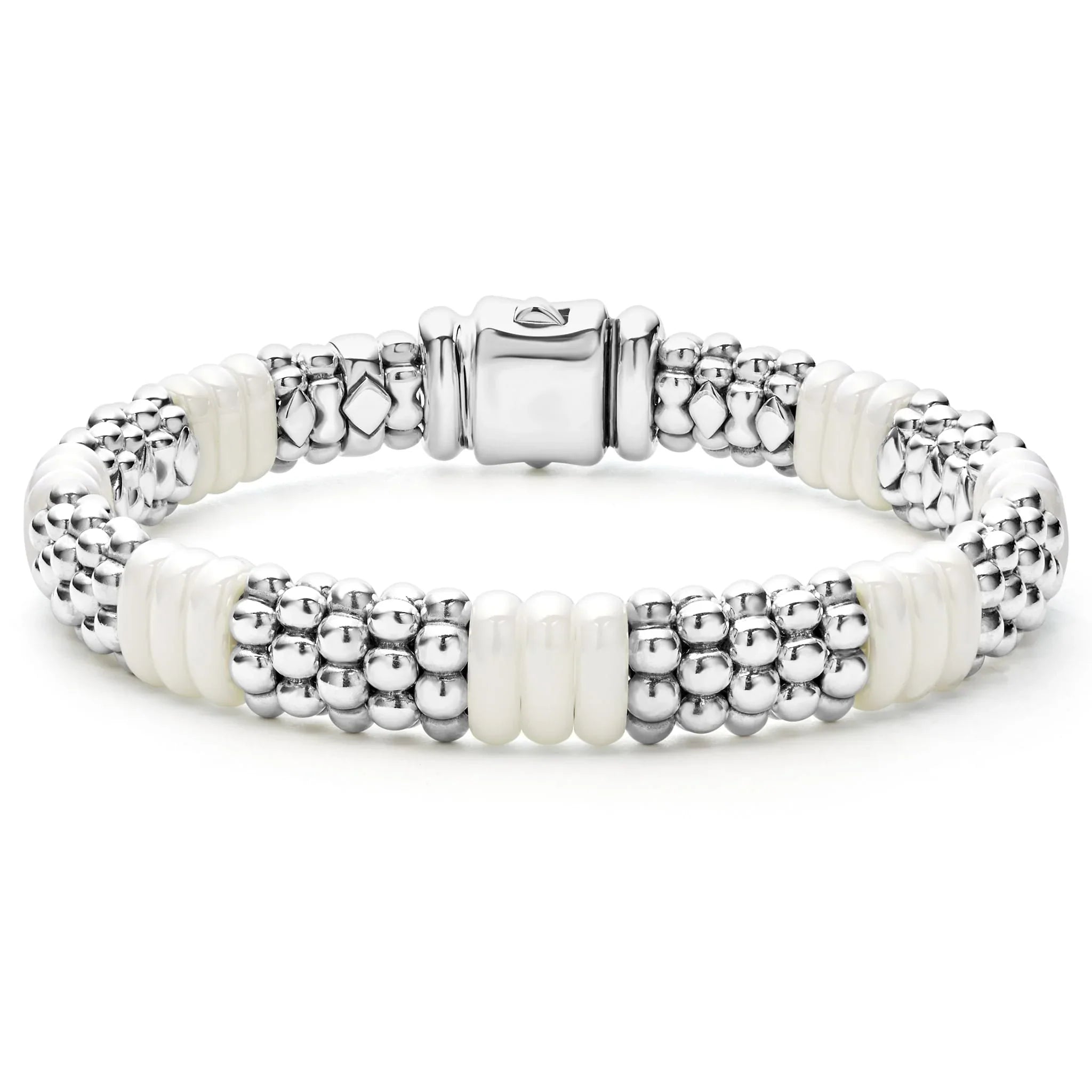 9mm Ceramic Caviar Beaded Bracelet for Women - Elegant Pearl Bracelet Jewelry Gift for Birthday, Anniversary & Special Occasions