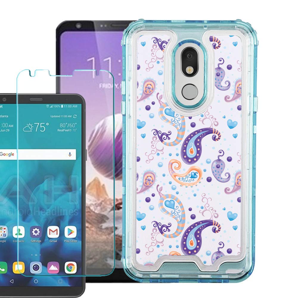 LG Stylo 5 Case - Hybrid Protective Cover with Screen Protector for Everyday Use