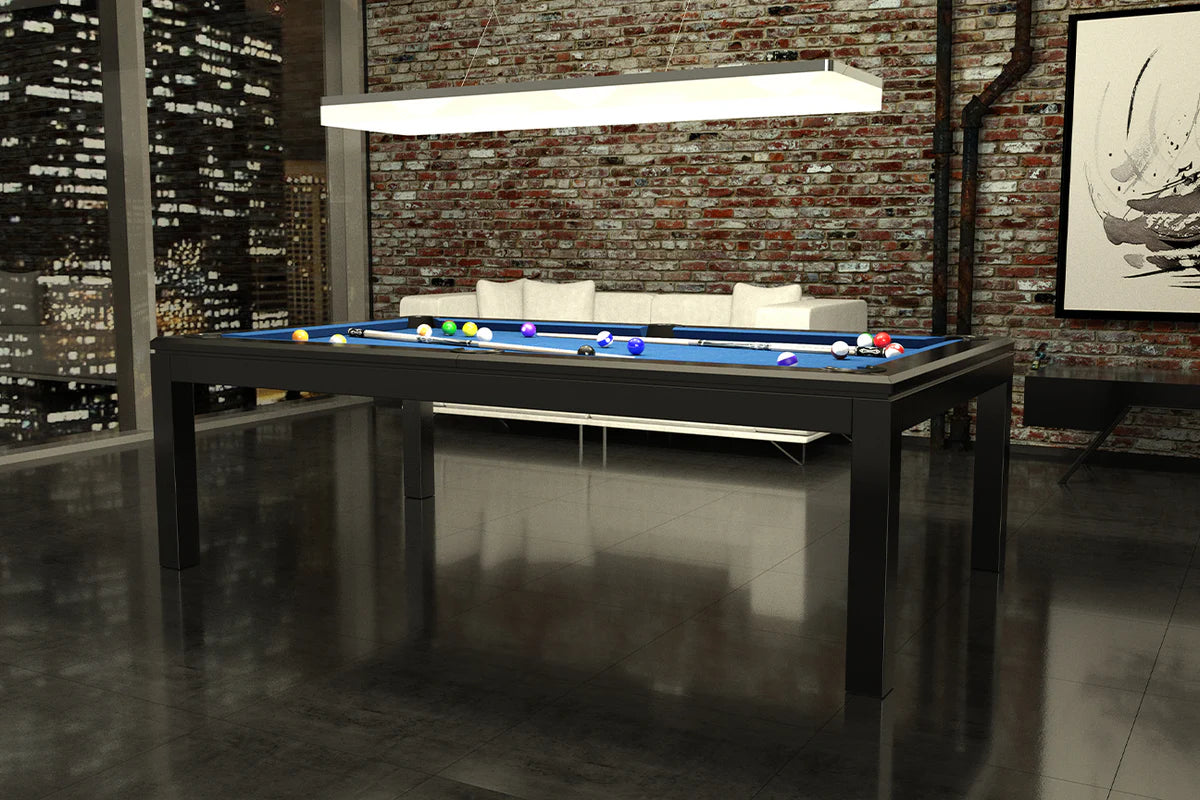 Canada Billiard La Condo Evolution Dining Pool Table - Premium Convertible Game Table for Dining & Billiards | Perfect for Home Entertainment, Game Rooms & Man Caves