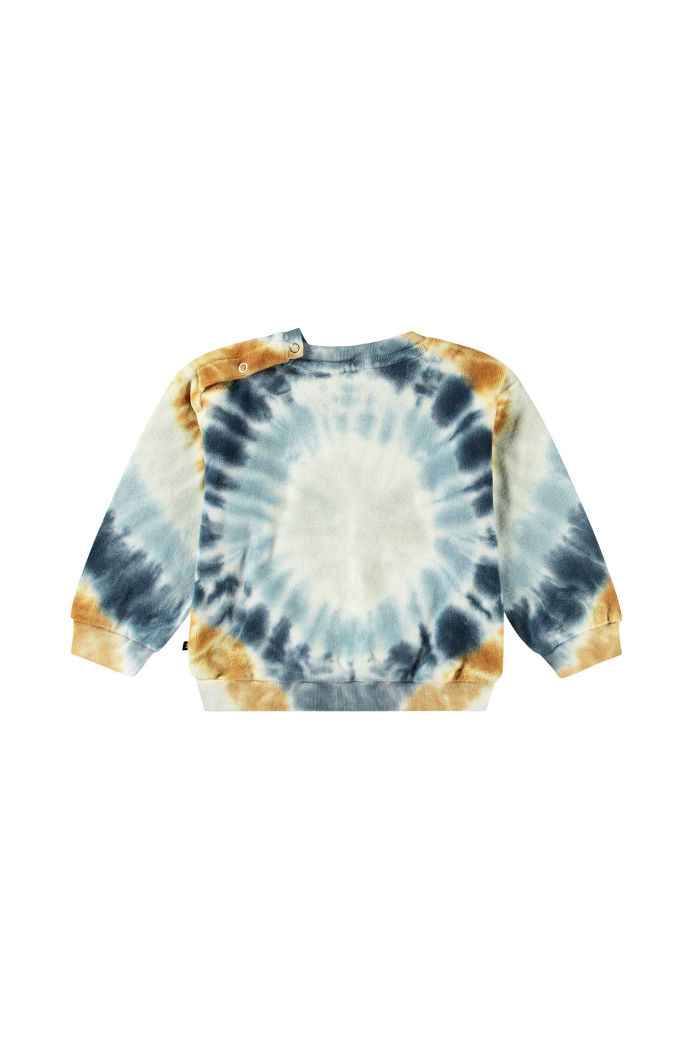 Tie Dye Circle Print Sweatshirt for Toddlers - Unisex Cotton Pullover for Boys & Girls | Perfect for Playdates, Preschool & Casual Outings