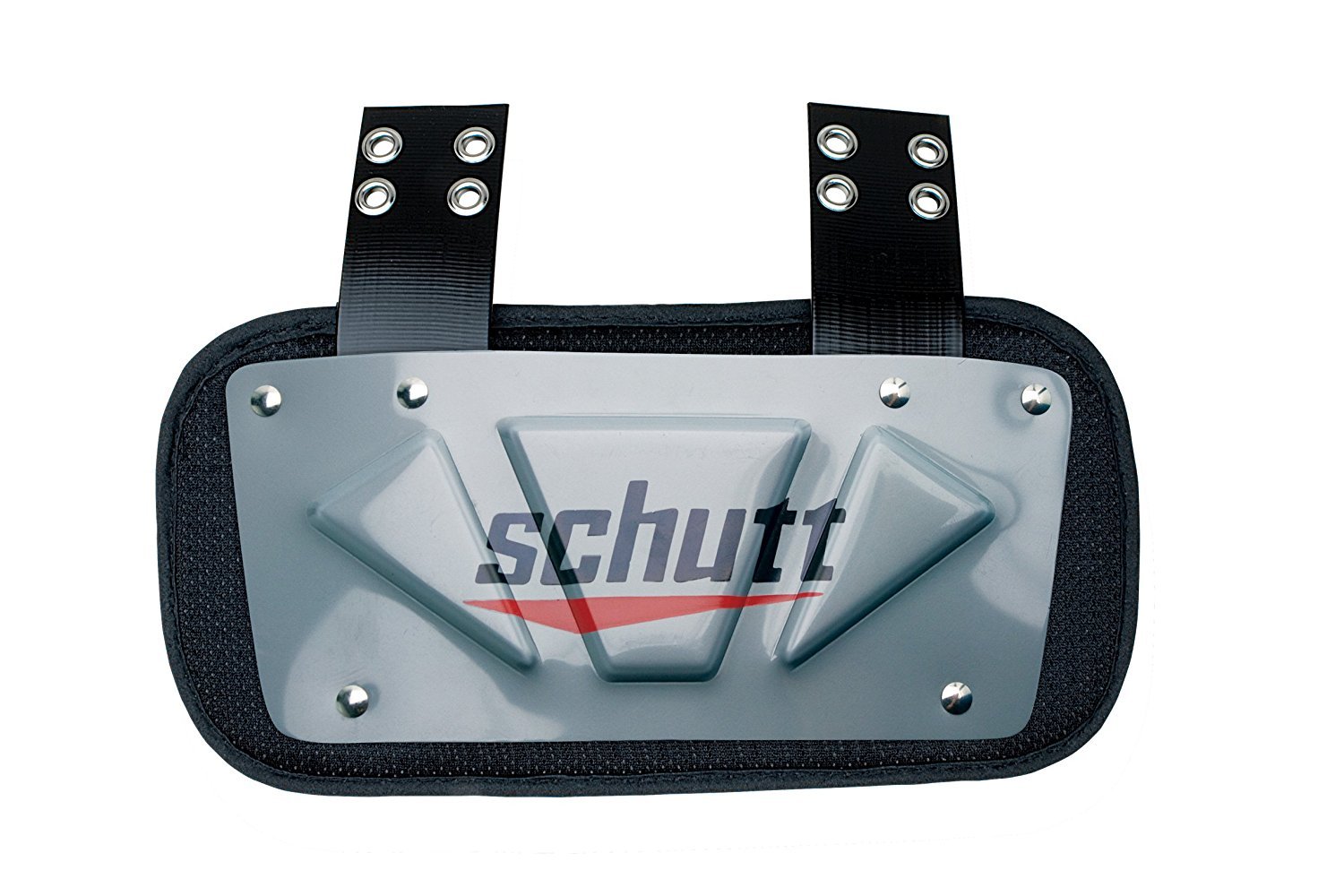 Schutt Sports 79923000 Varsity Football Back Plate - Gray | Protective Shoulder Pad Accessory for High School & College Players | Game Day & Practice Safety Gear