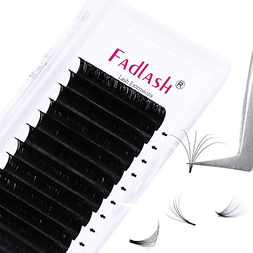 Premium Volume Eyelash Extensions - .03 .05 .07 B Curl Faux Mink Lashes for Stunning Eye Makeup | Easy Fan Blooming Lash Kit (8-14 Mixed Tray) | Perfect for Bridal, Party & Daily Wear