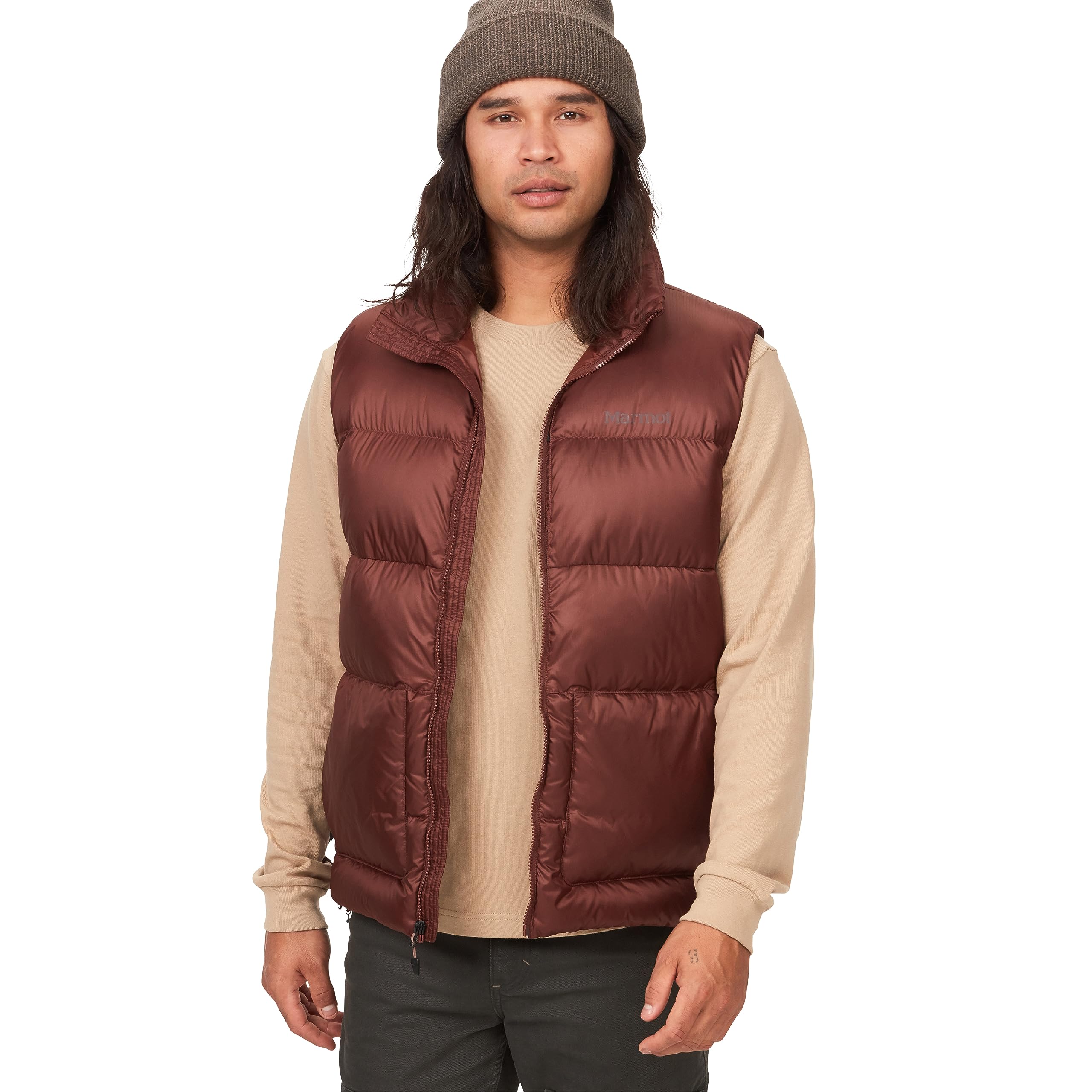 MARMOT Men’s 700-Fill Power Down Insulated Vest - Lightweight Water-Resistant Puffer Jacket for Hiking, Camping & Outdoor Activities
