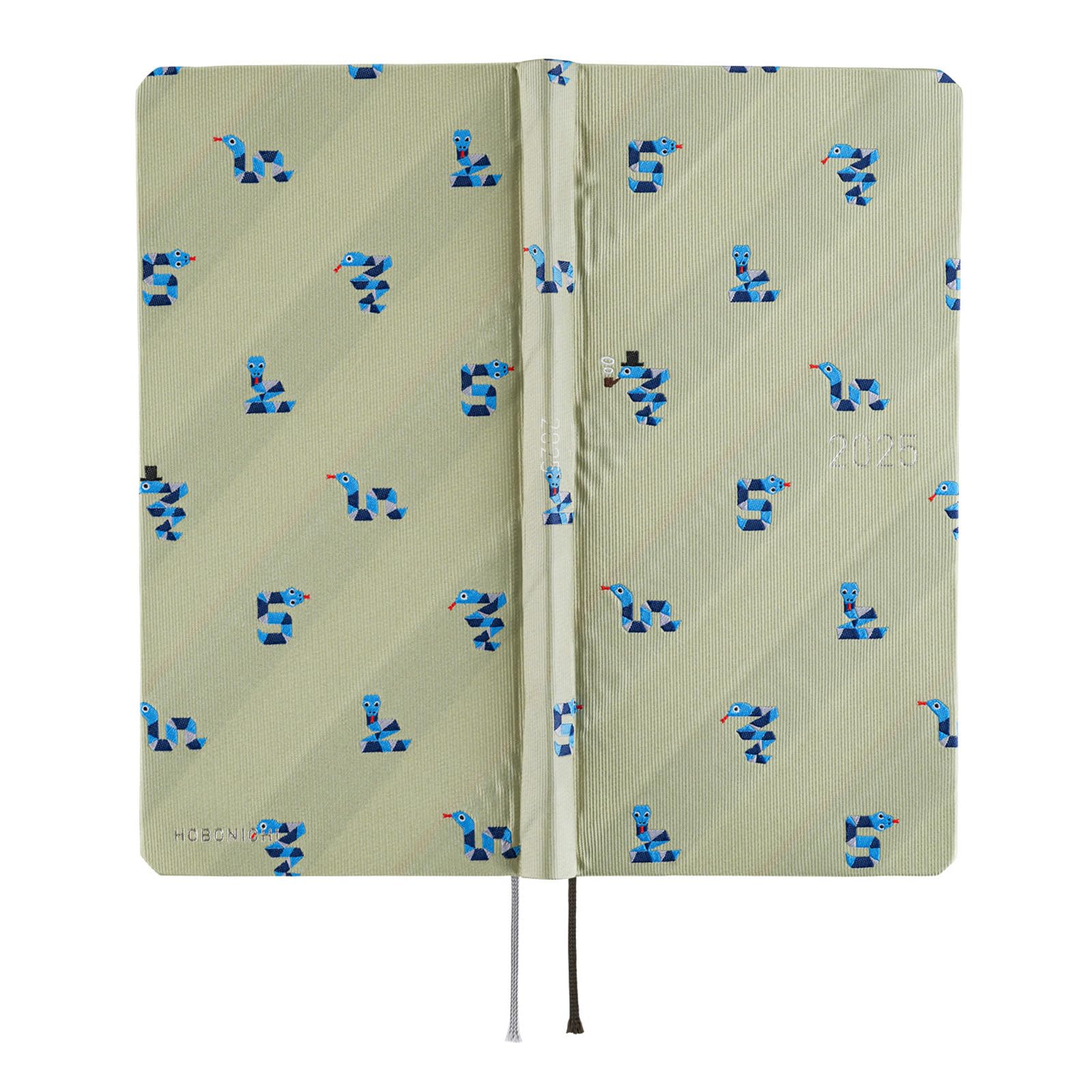 Hobonichi Techo 2025 Weeks MEGA Planner - English Version, Tall & Slim Size, January Start | Perfect for Daily Scheduling, Journaling & Productivity | Bow & Tie Snake Toy for Pet Play & Enrichment