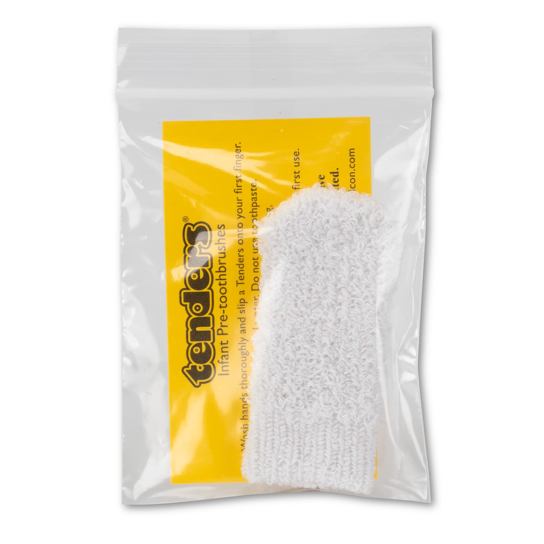 Practicon 7085411 WHI Tenders Pre-Toothbrush - White Trim, Pack of 144 Disposable Toothbrushes for Dental Offices, Schools & Travel | Gentle Oral Care for Kids & Adults
