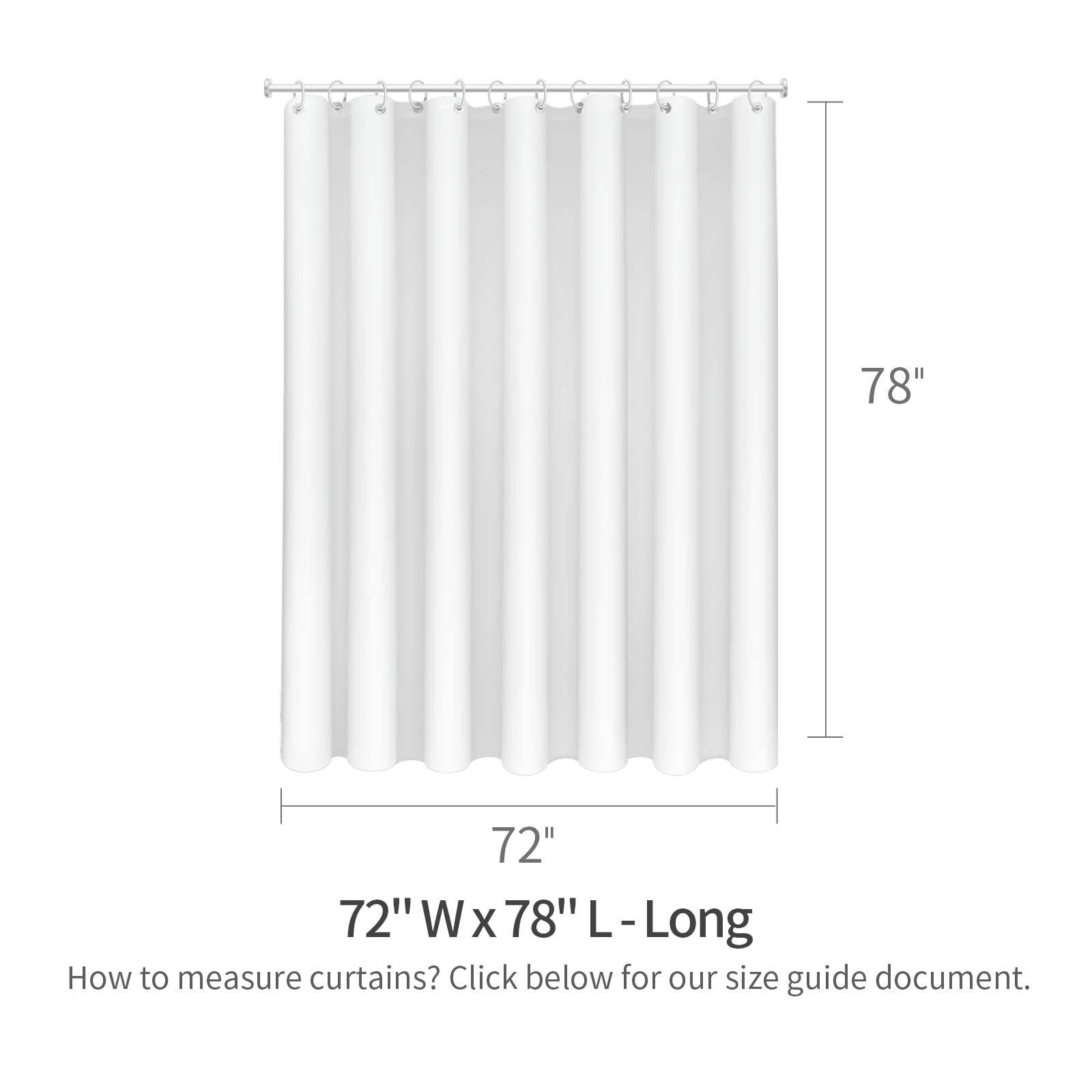 MitoVilla Tan Brown Shower Curtain Set 72x78 Inches - Abstract Marble Wave Design Long Shower Curtain for Bathroom Decor - Waterproof & Mold Resistant - Perfect for Modern, Farmhouse & Coastal Bathroom Styles