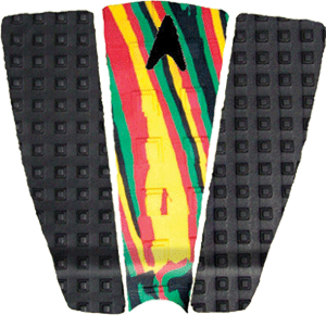 Astrodeck 404 Ian Crane Skateboard Deck - Black/Rasta Design - Perfect for Street Skating & Skatepark Tricks