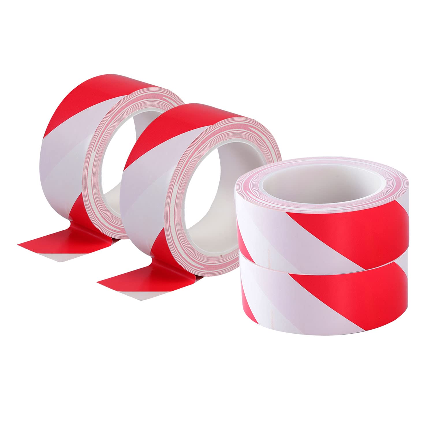 LeaGerous 4 Rolls Hazard Warning Safety Tape - 2
