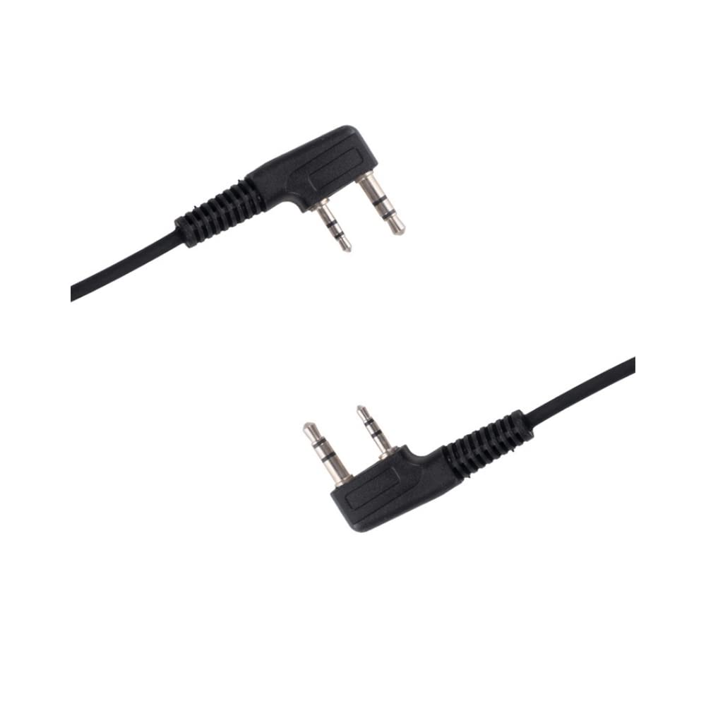 Sarcia G-Shape Walkie Talkie Headset with Mic & PTT - Compatible with BaoFeng UV-5R, BF-888S, Kenwood TK-2107, TK-3107 2-Way Radios (2 Pack) - Ideal for Security, Construction & Outdoor Adventures