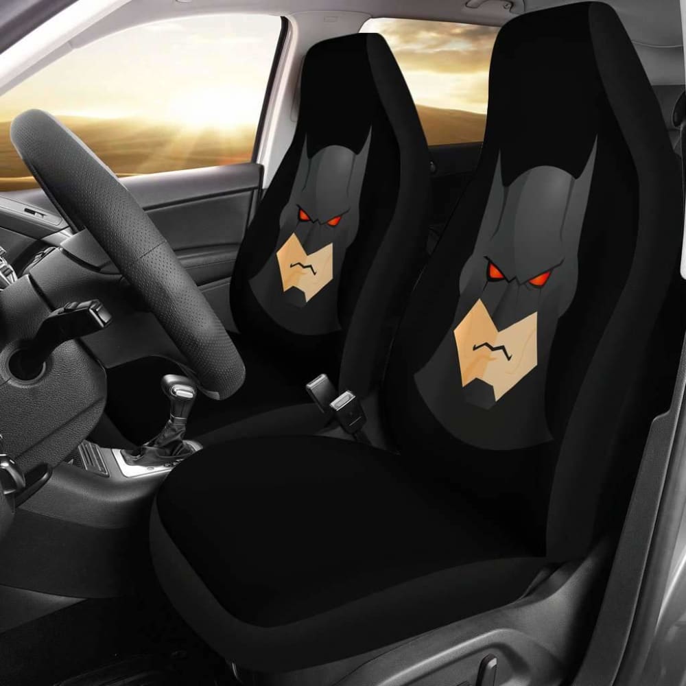 Batman DC Comics Car Seat Covers - Superhero Themed Universal Fit for Cars, SUVs & Trucks - Perfect for Batman Fans & Comic Book Lovers (Use for Road Trips, Daily Commutes & Car Decor)