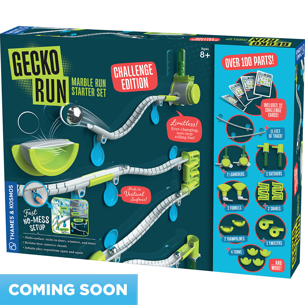 Gecko Run: Marble Run Challenge Edition - STEM Educational Toy for Kids Ages 6-12 | Fun Building Blocks & Marble Maze Game for Creative Play | Perfect for Birthday Gifts & Classroom Learning Activities