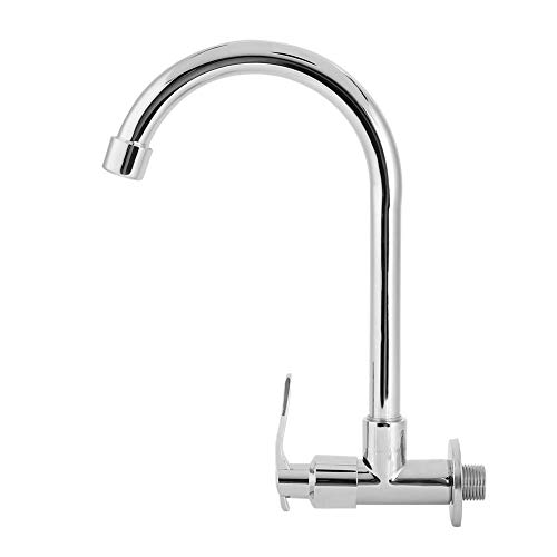 360° Rotating Kitchen Faucet - Wall Mounted for Home, Garden & Boat