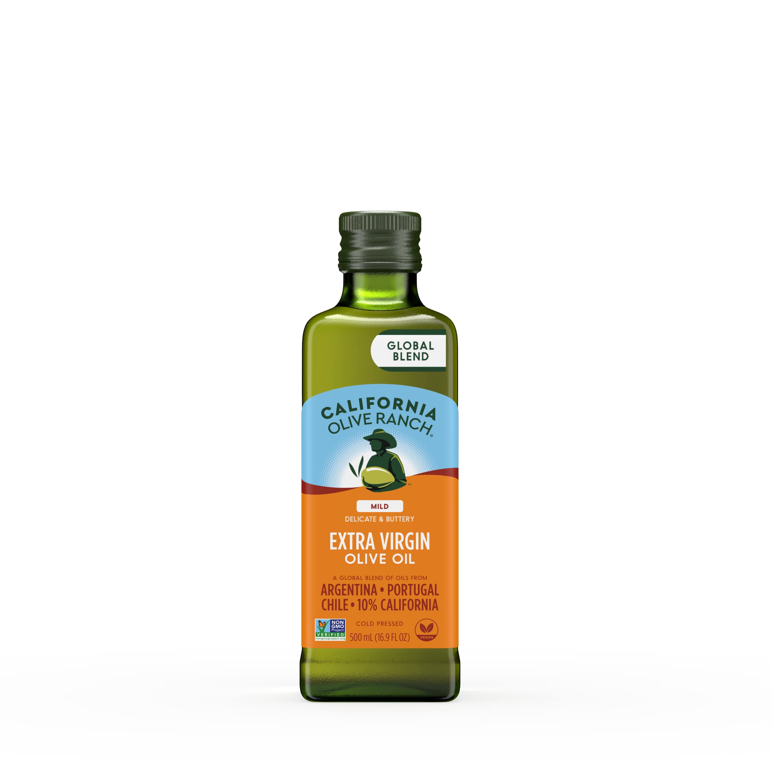 California Olive Ranch Extra Virgin Olive Oil - Mild & Buttery Flavor, 16.9 Fl Oz (Pack of 6) | Premium Cooking Oil for Salads, Pasta & Healthy Recipes | Perfect for Home Chefs & Mediterranean Dishes