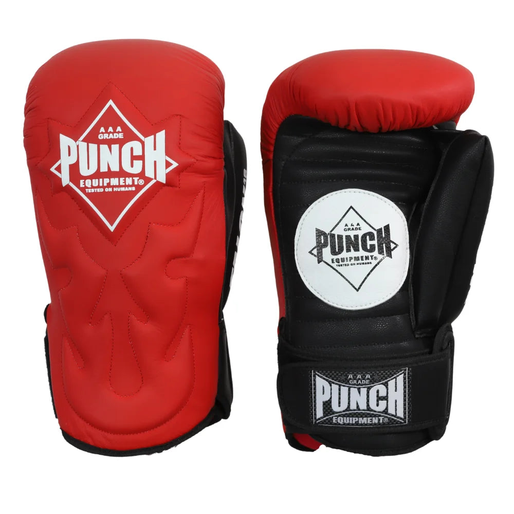 Talon™ 16oz Boxing Glove & Pad Hybrid - Red/Black for MMA, Kickboxing & Heavy Bag Training